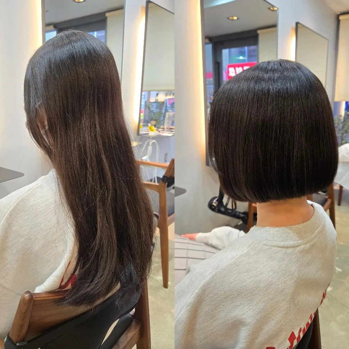 ロング カット 野村 果音(カノン)のヘアスタイル