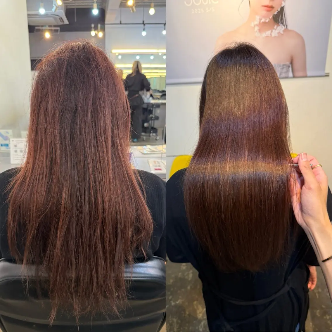 ロング 縮毛矯正/レイヤー カット⭐️SHOTAのヘアスタイル