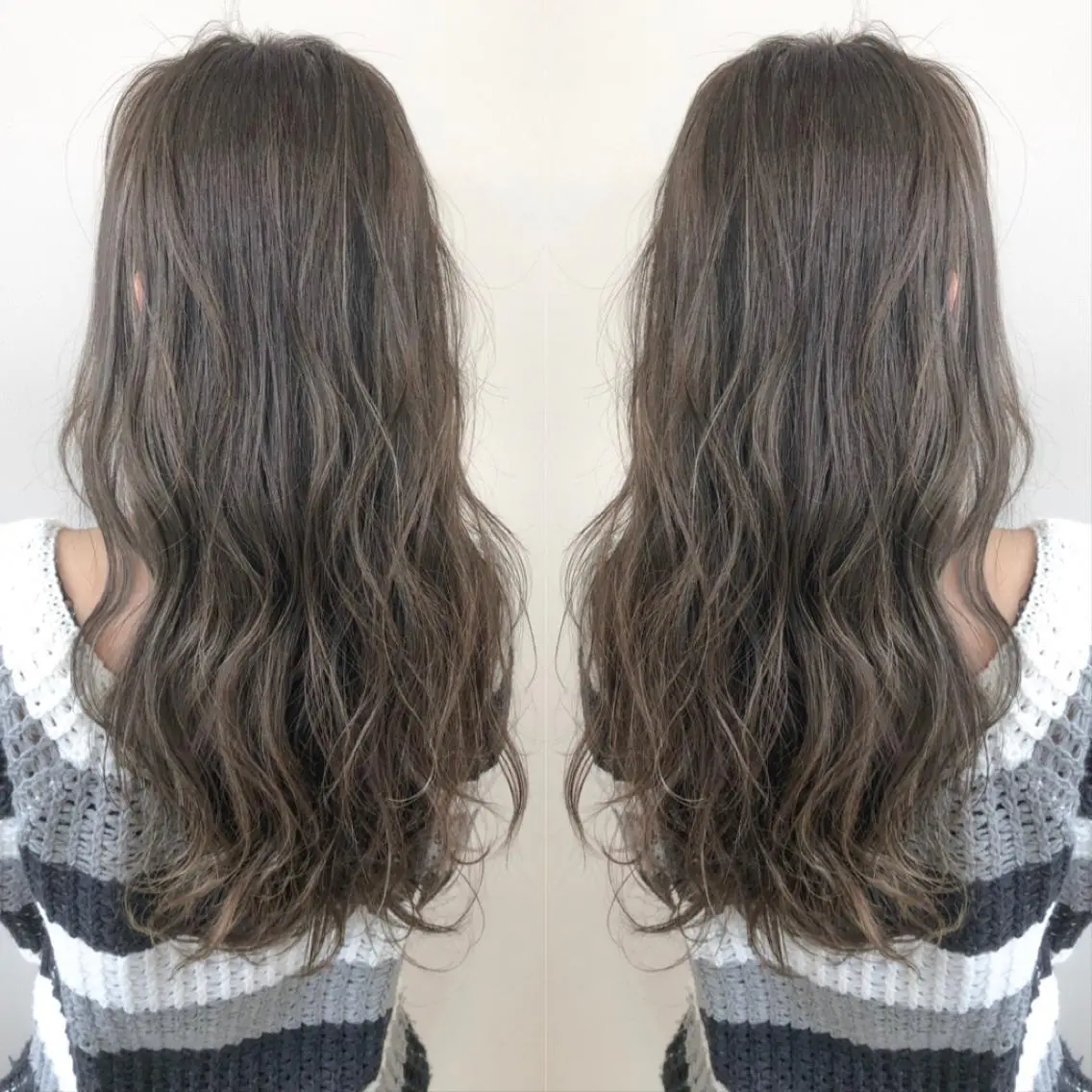 セミロング カラー ヘアカラー トリートメント 大橋 輝久のヘアスタイル