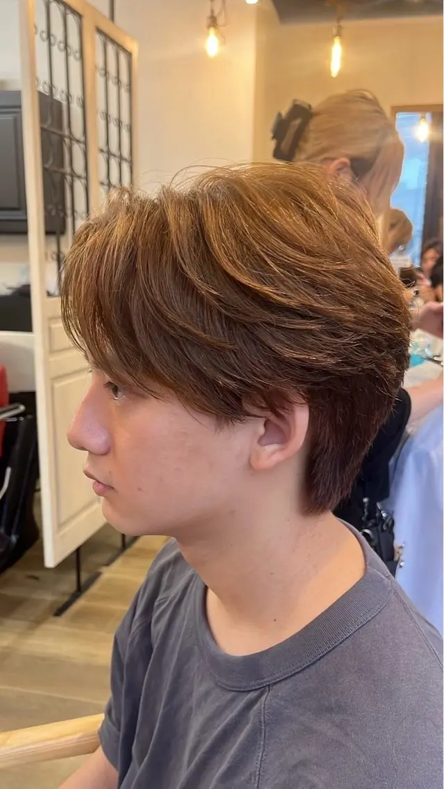 ショート パーマ メンズ パーマ 垢抜けメンズ特化✨ マキシ✨のヘアスタイル