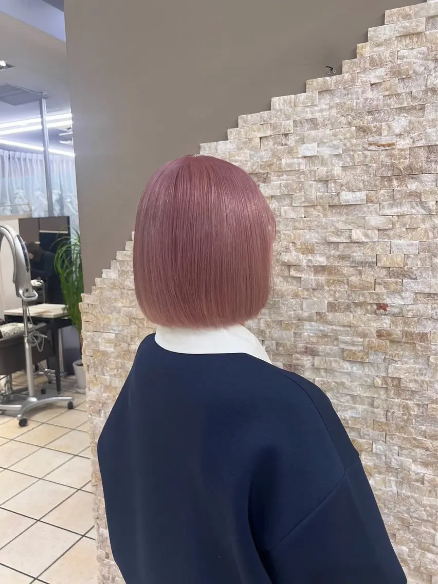 ショート ヘアカラー ANKH CROSS ゆうかのヘアスタイル