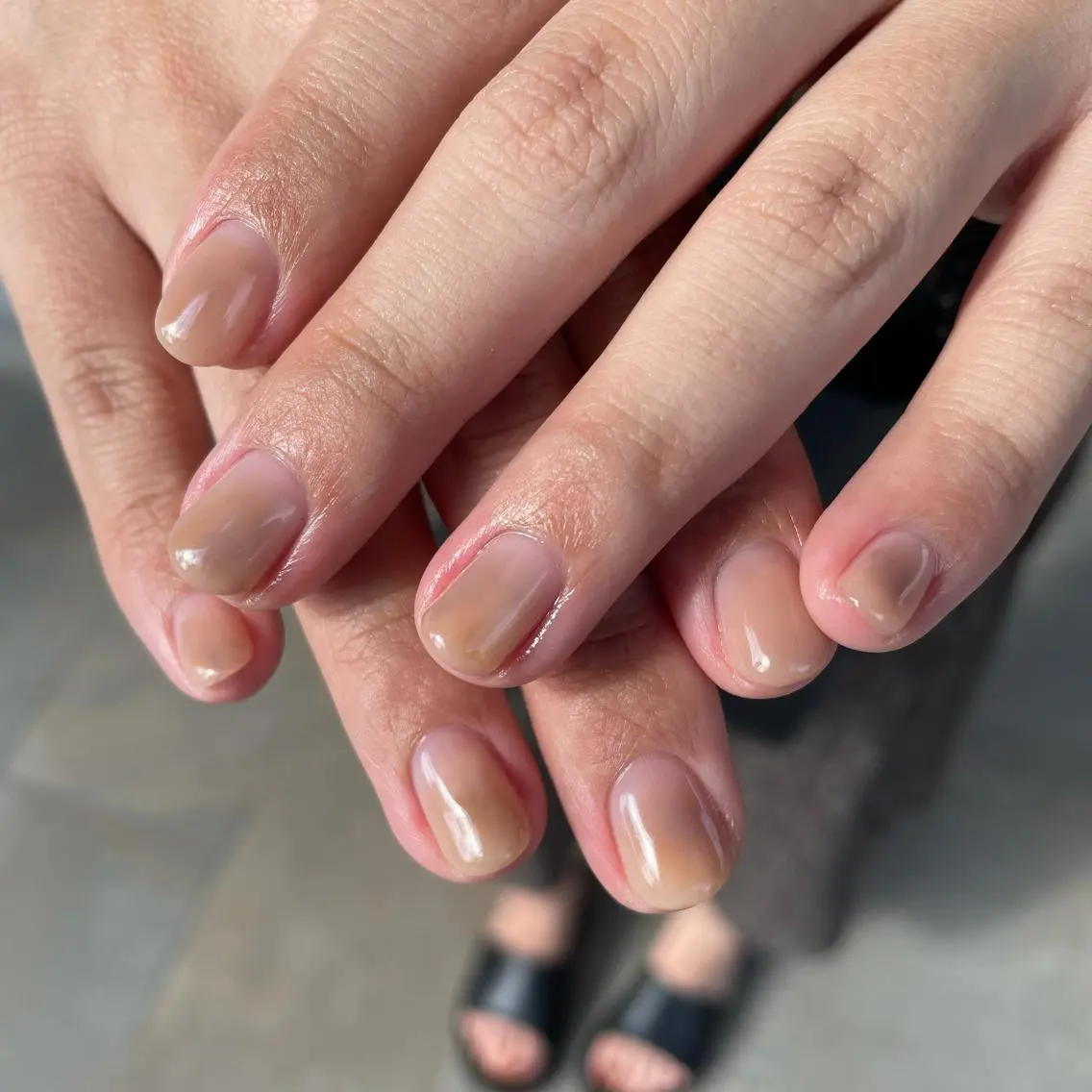 ネイル ニュアンスネイル tete'o nail RIEのネイルデザイン