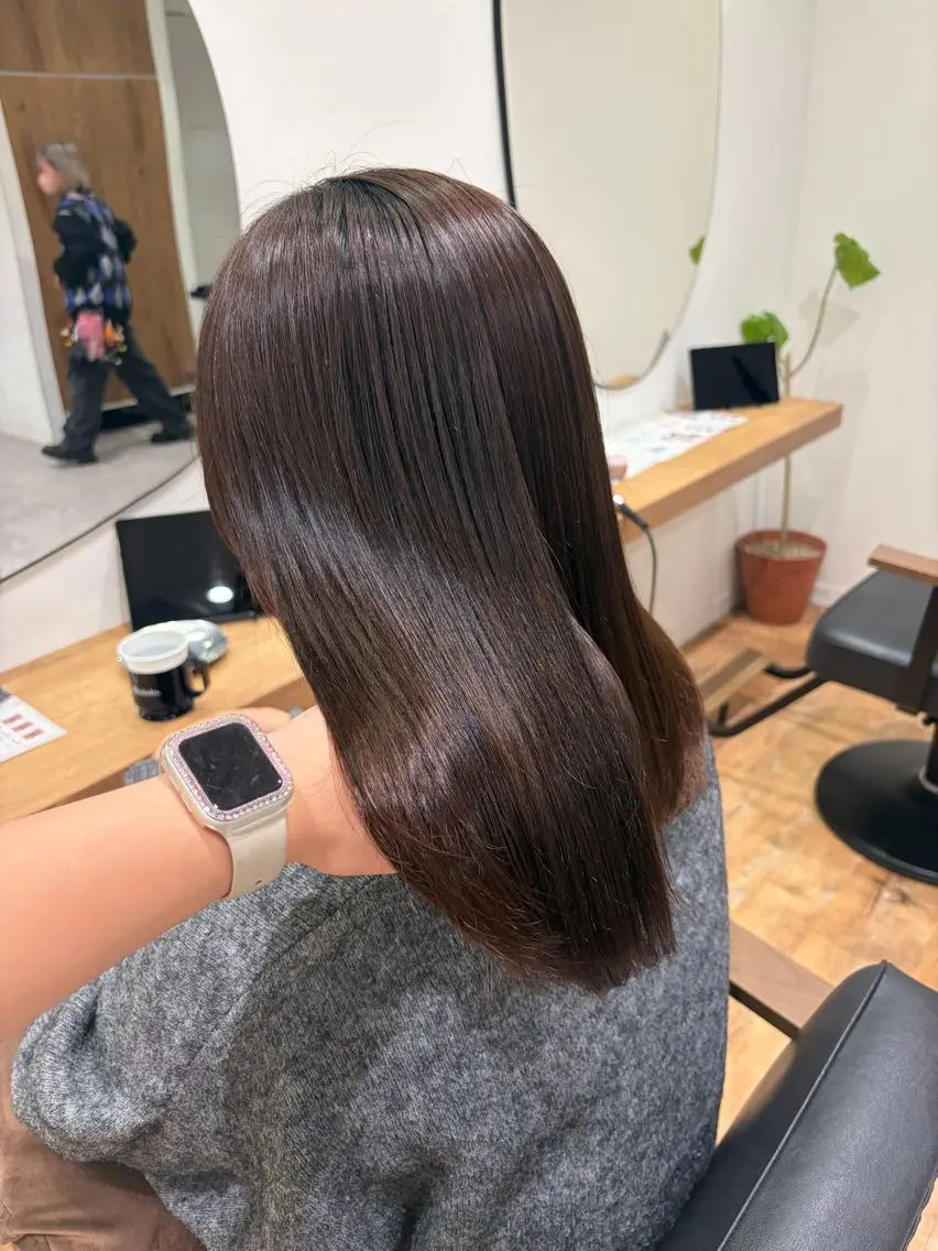ミディアム 髪質改善 カット ヘアカラー 🕊髪質改善 ストレート🕊まいのヘアスタイル