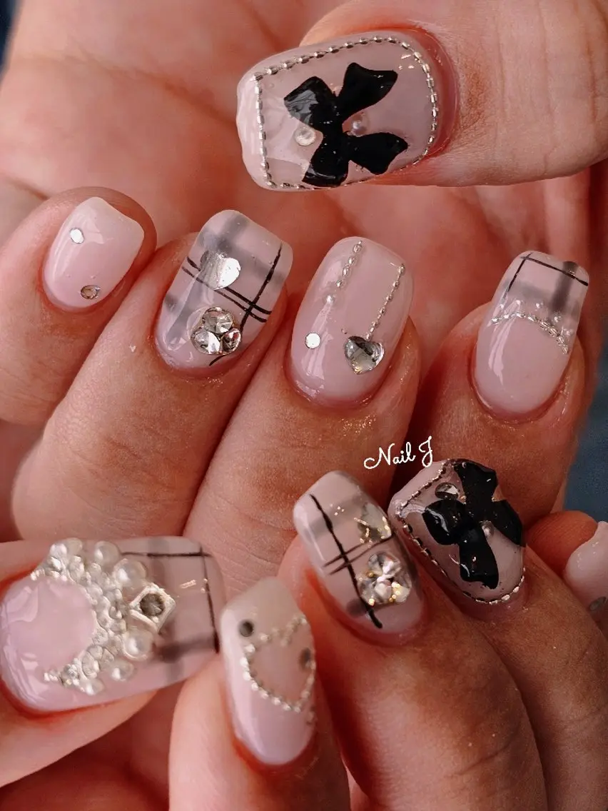 ネイル 韓国ネイル 持ち込み ハンドネイル Nail Jのネイルデザイン