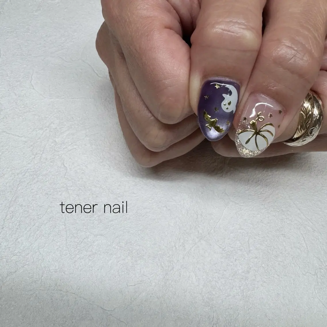 ネイル ハロウィン ハンドネイル テネルネイル tener nailのネイルデザイン