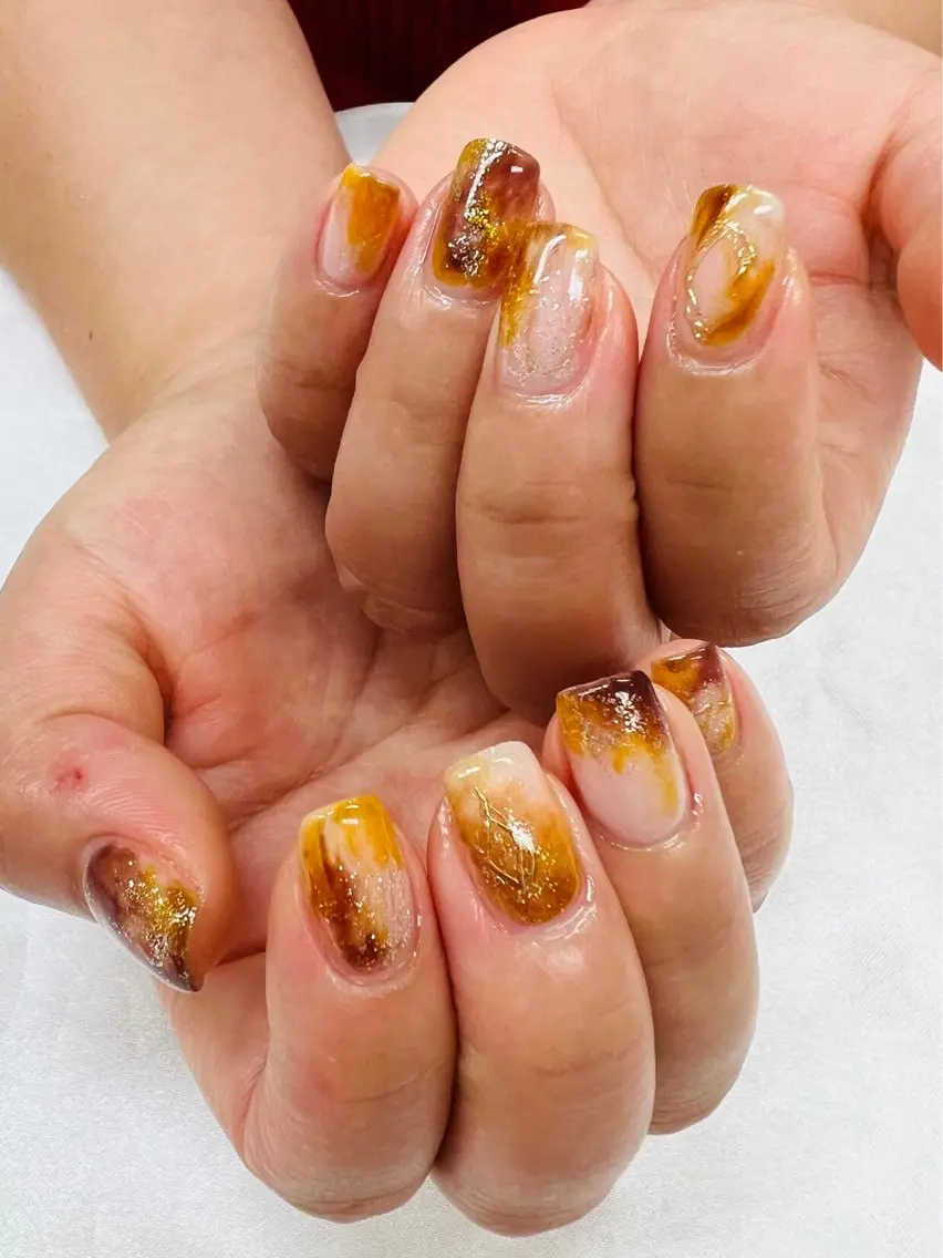 ネイル Ocean nail パラジェル 取扱い店のネイルデザイン