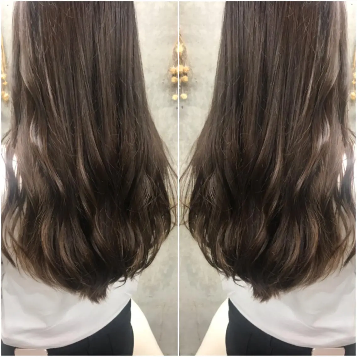 ロング カラー ヘアアレンジ ベージュカラー ラベンダーカラー ラベンダーベージュ Satsuki ✂︎♡のヘアスタイル
