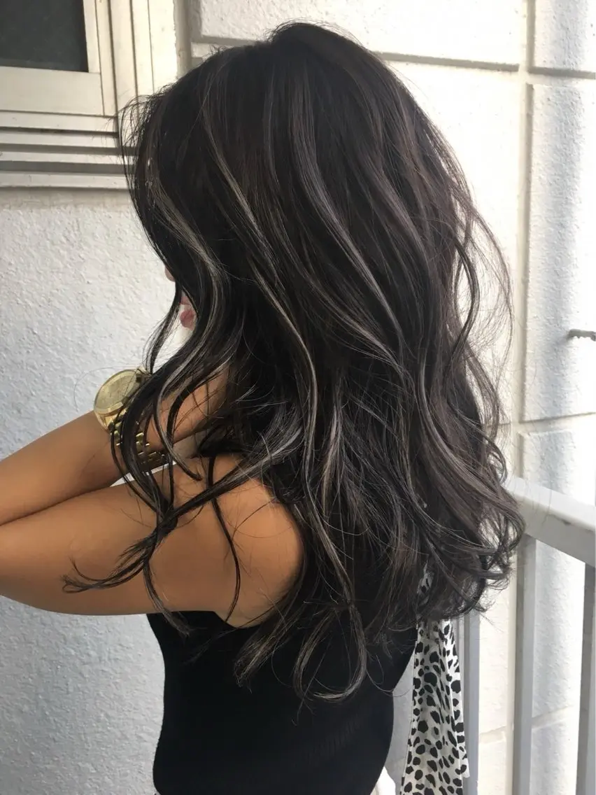 ロング カラー 透明感カラー/ kazusaのヘアスタイル