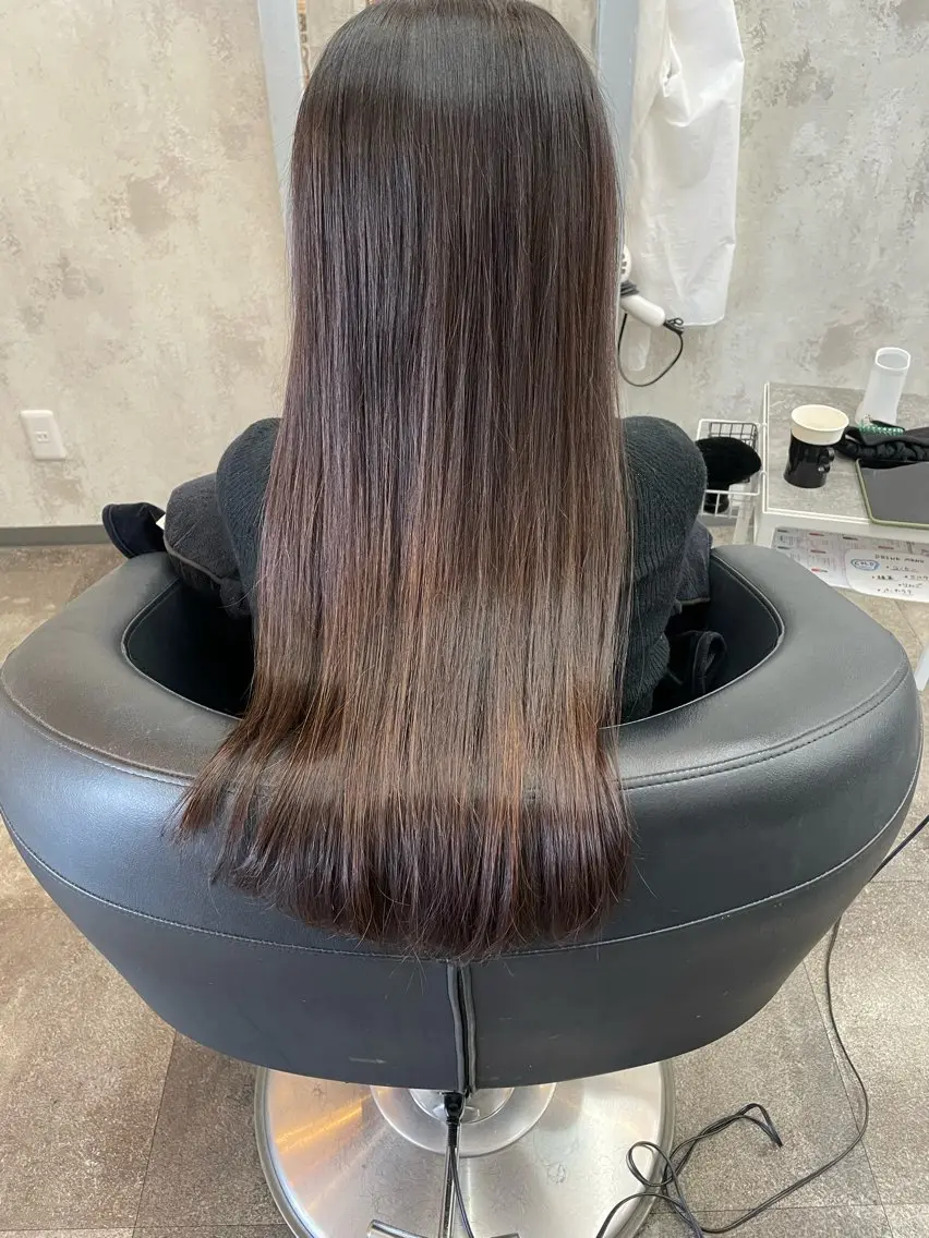 ロング 藤田 麗安のヘアスタイル