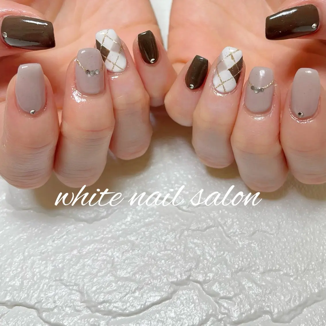 ネイル ハンドネイル white nail salonのネイルデザイン