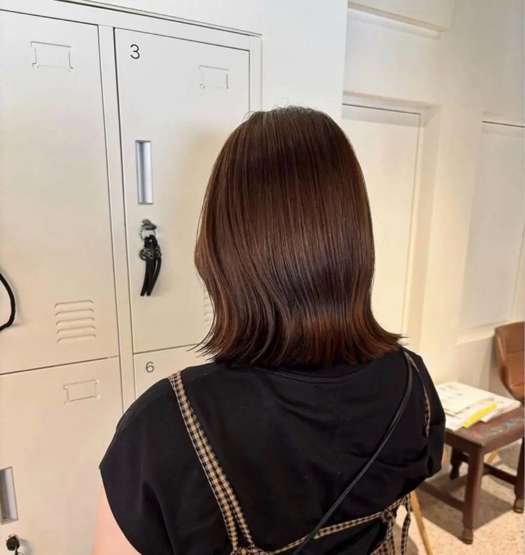 【Aujua 4stepトリートメントで輝く髪に…✨】ワンカラー+Aujua 4step トリートメント🫧の写真