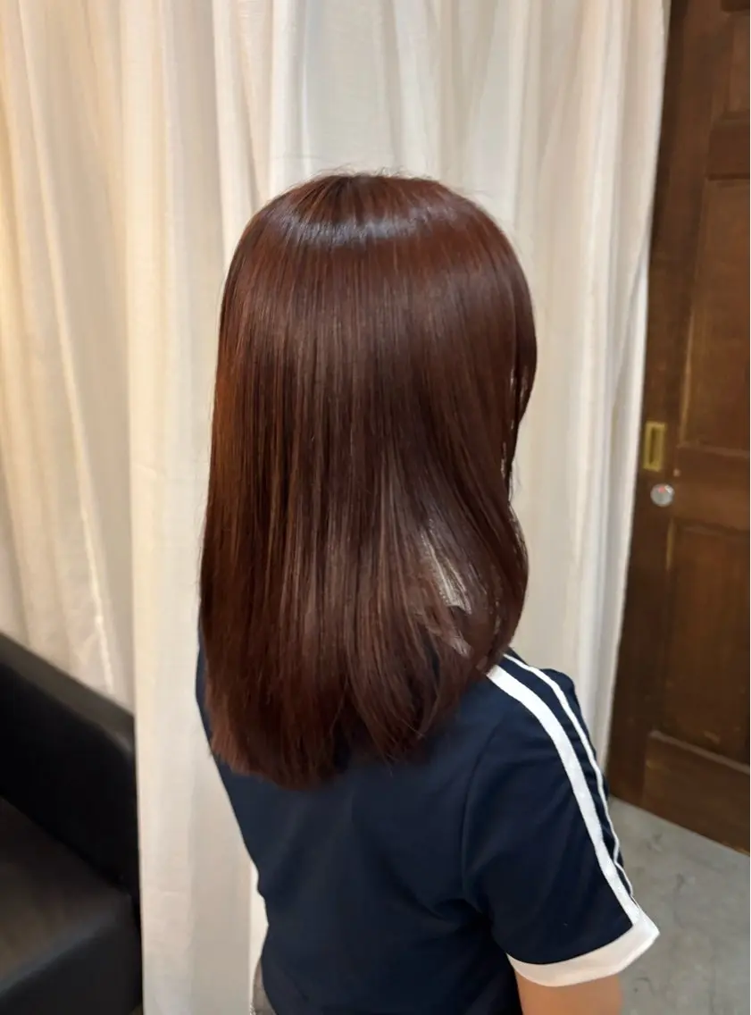 ロング カラー カット ヘアカラー トリートメント ボブ/可愛いスタイル ⠀ゆらのヘアスタイル