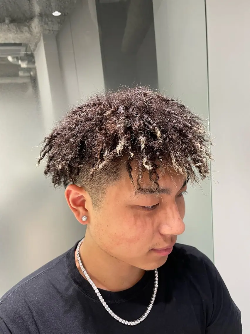 ショート パーマ メンズ 幡ヶ谷バーバー 松下隆世のヘアスタイル