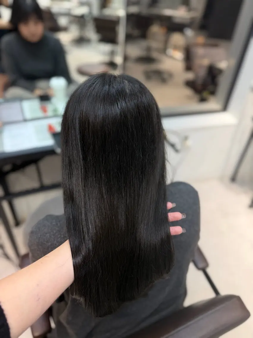ロング カラー caho／大阪梅田 韓国ヘア♡のヘアスタイル