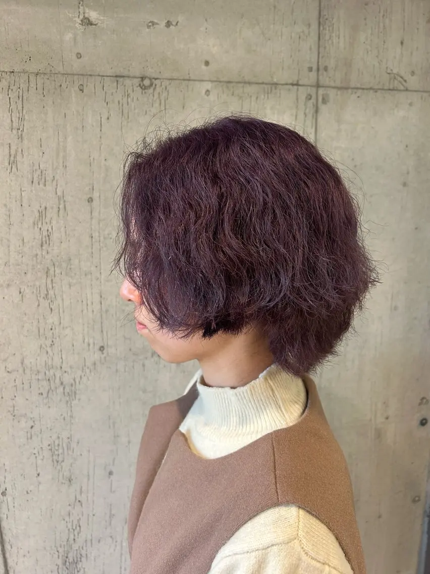 ショート カラー 🤡暖色ウルフ 🤡みさきのヘアスタイル