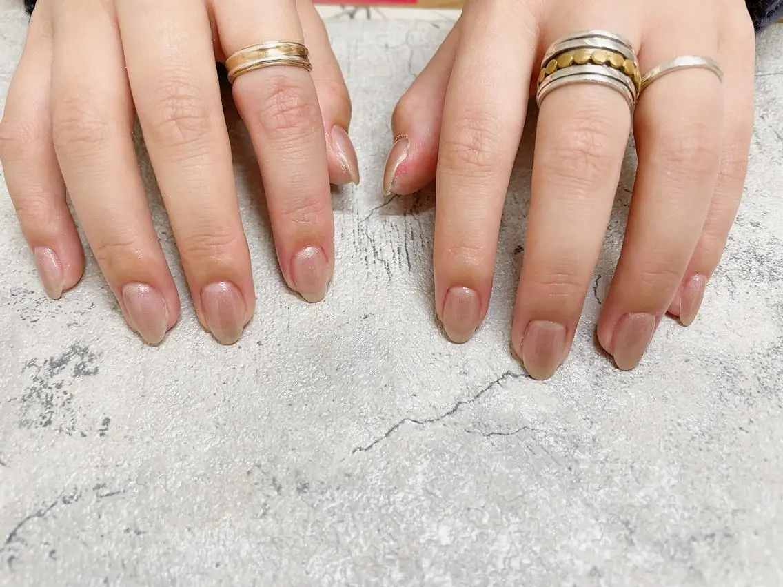 ネイル オーロラネイル フラワーネイル フットネイル フレンチネイル ジェルネイル ハンドネイル mogunail &blowのネイルデザイン