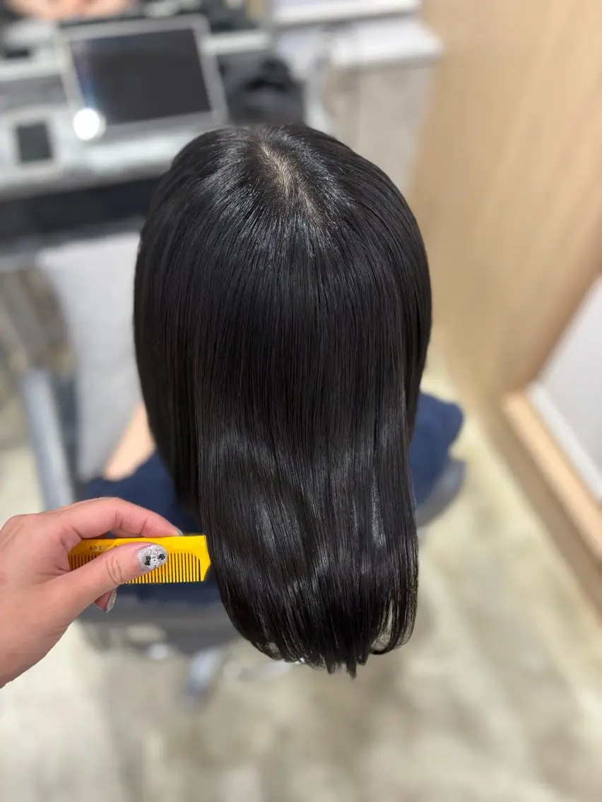 パーマ 髪質改善 ストレートパーマ カットカラー/銀座 🎀𝐒𝐀𝐊𝐈のヘアスタイル