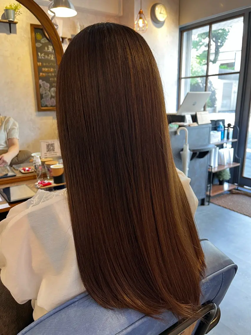 ロング カラー 佐藤槙哉 サトウシンヤのヘアスタイル