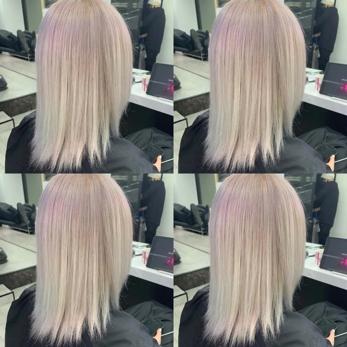 ミディアム ヘアカラー プルエクステ 🖤MIYUのヘアスタイル