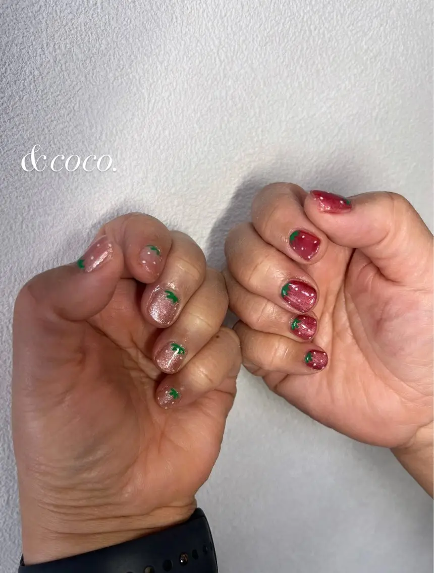 ネイル アートネイル 持ち込み ショートネイル ＆ coco.のネイルデザイン