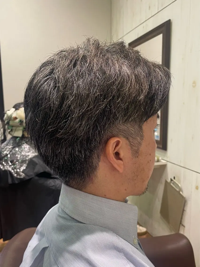 ショート メンズ 溝口 槙里也のヘアスタイル