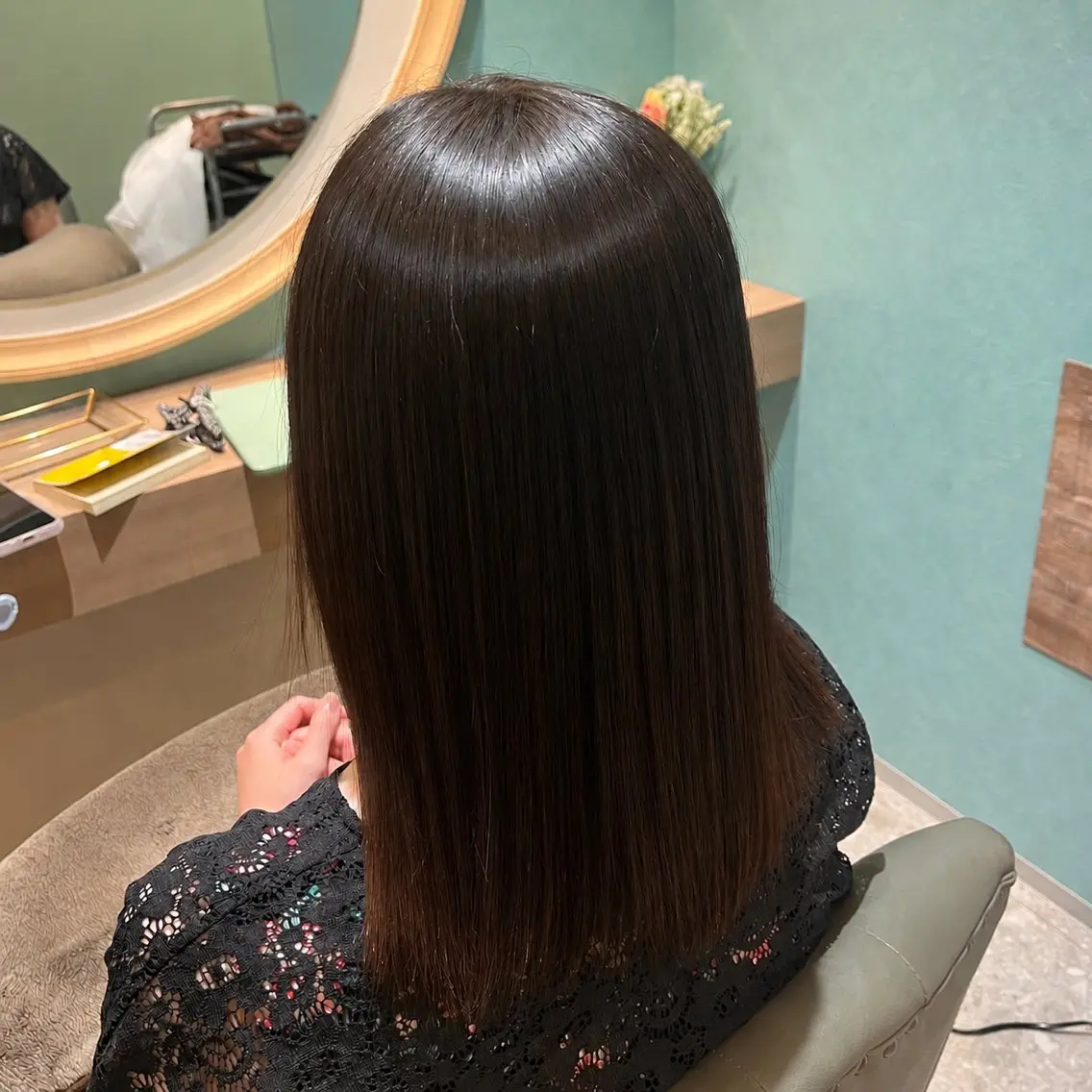 ミディアム 縮毛矯正 トリートメント リシュ/ Anphiのヘアスタイル