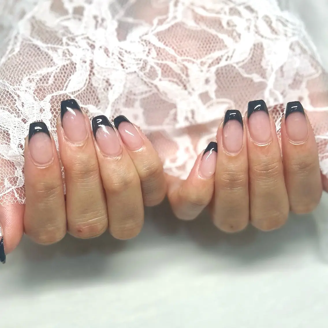 ネイル フレンチネイル ハンドネイル 阿部 明羽のネイルデザイン