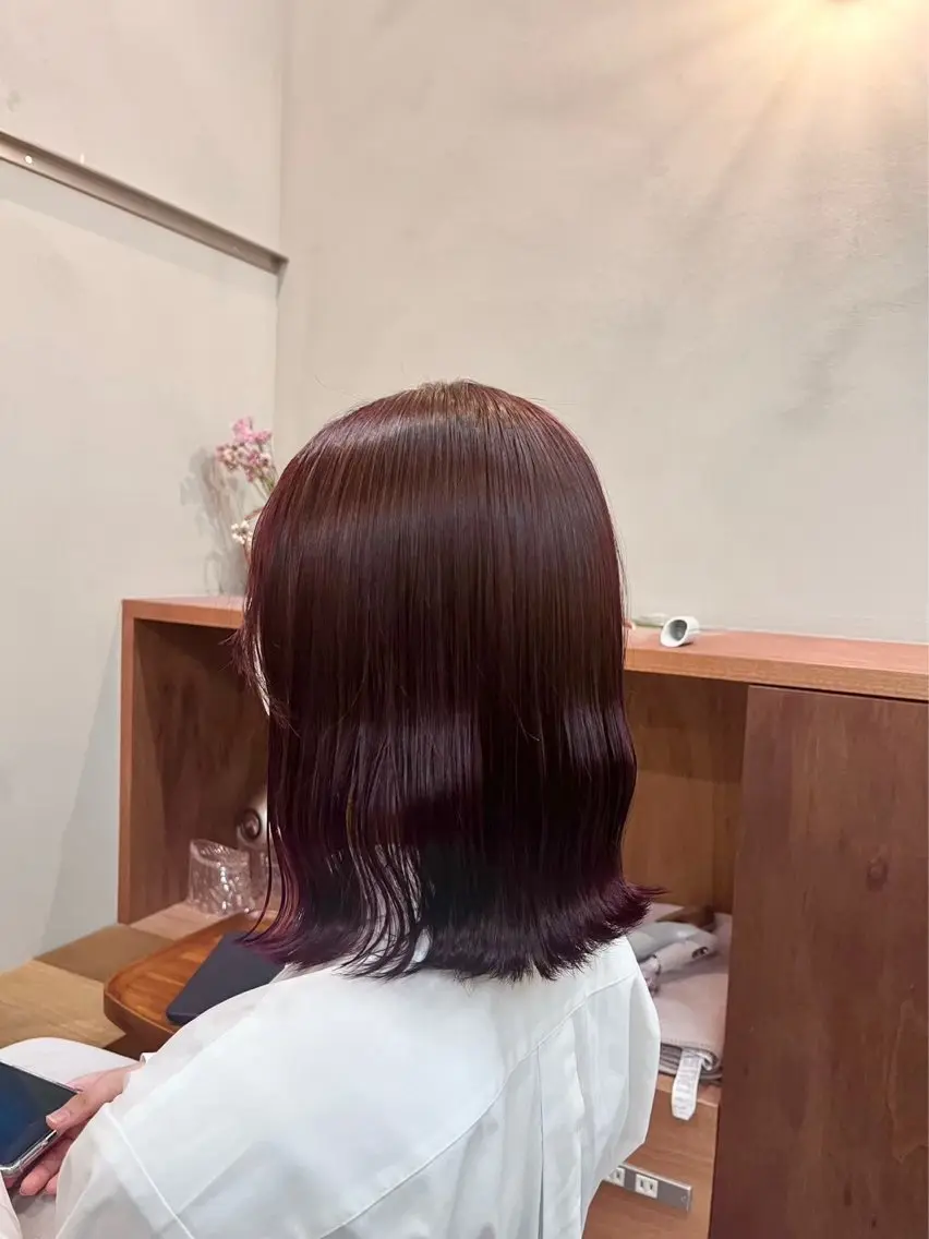 ミディアム カラー 🌹花屋併設🌹 横山 洋幸のヘアスタイル