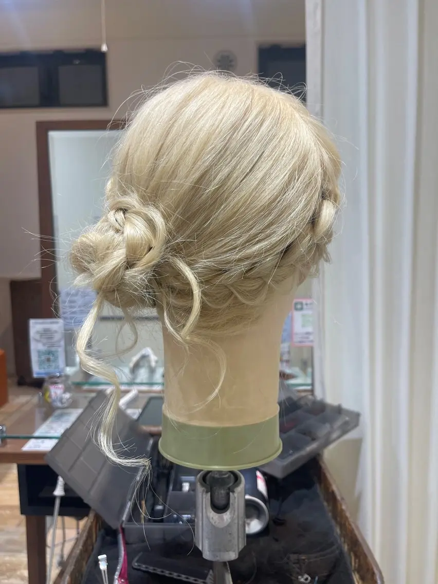 ヘアアレンジ 近 大和のヘアスタイル