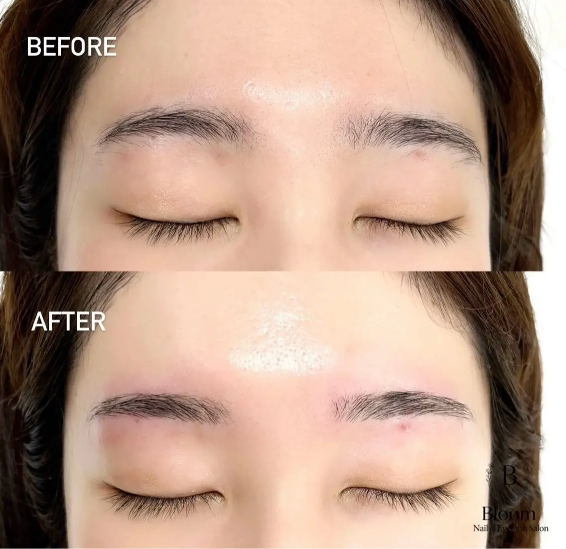 アイブロウ 眉毛ワックス脱毛 Bloom eyelash 三好のマツエク・マツパデザイン
