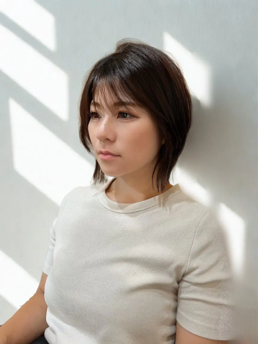 ミディアム カット 矢野 佑汰のヘアスタイル