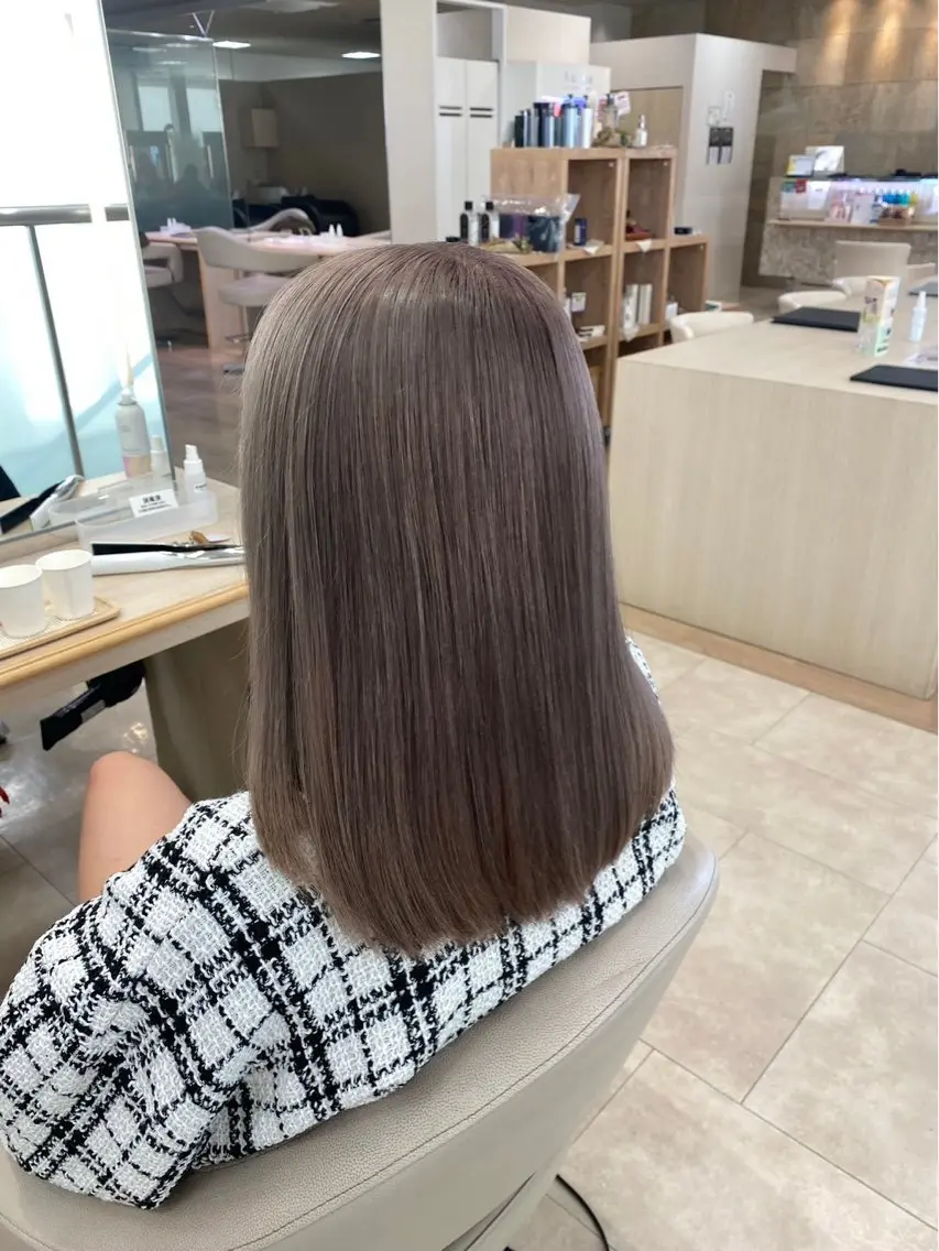ロング カラー 艶髪 黄金比みくのヘアスタイル