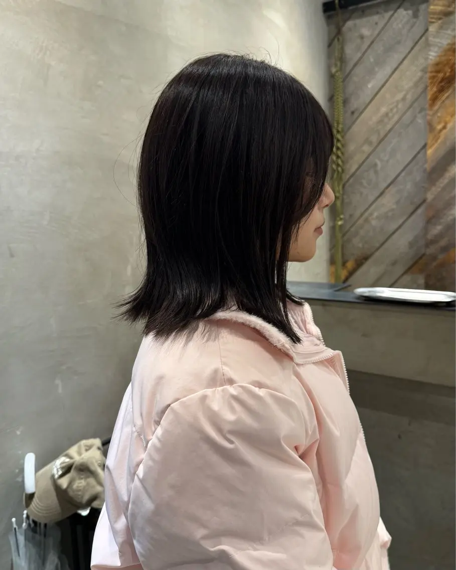 ミディアム カット ヘアカラー トリートメント ボブ/レイヤー/パー マ/新宿/KOKIのヘアスタイル