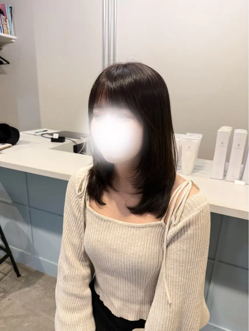 セミロング Heath 姪浜 ⌇フタバのヘアスタイル