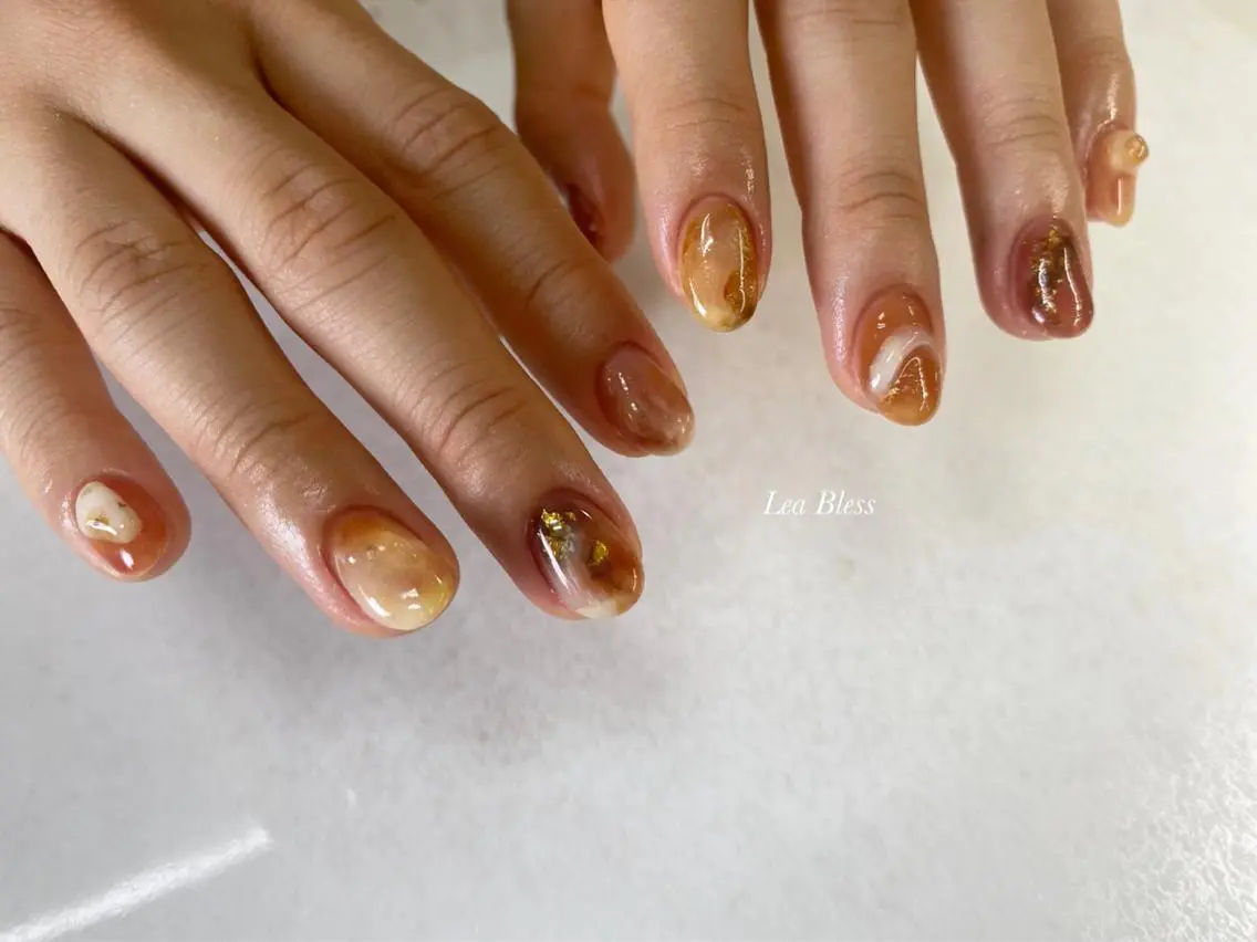 ネイル ハンドネイル Lea Bless 河原町のネイルデザイン