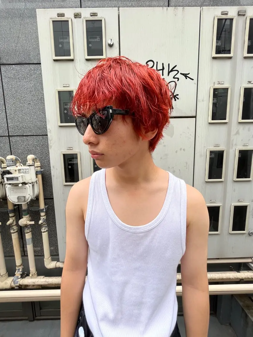 ショート レイヤーカット\ウル フ　chinatsuのヘアスタイル