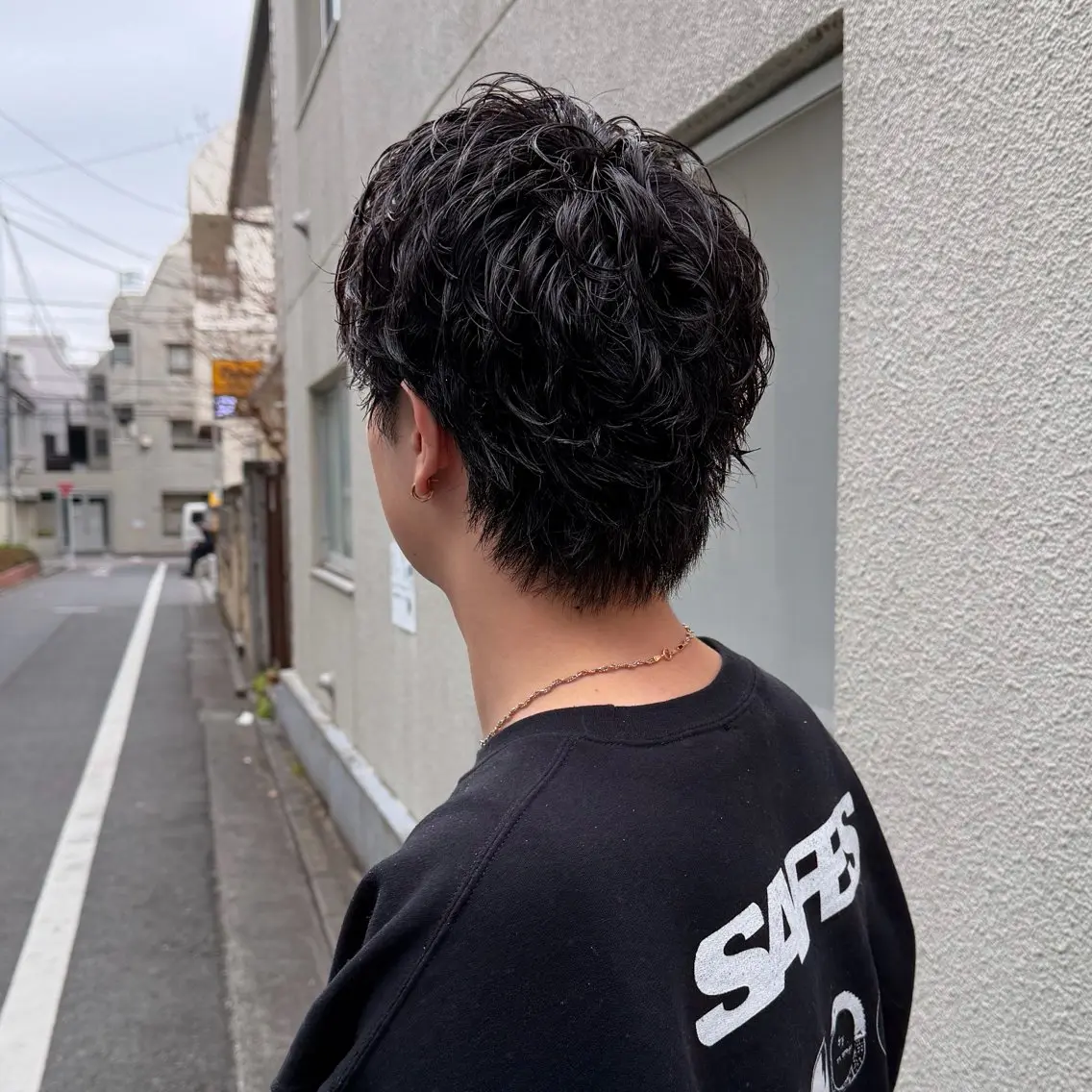 ショート メンズ ショートヘア メンズパーマ /マッシュ/ヨシダのヘアスタイル