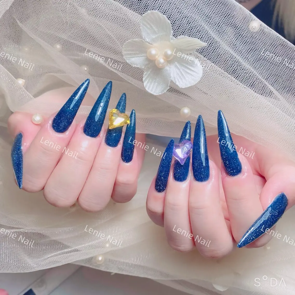 ネイル アートネイル 持ち込み ワンホンネイル ハンドネイル Lenie Nail Salonのネイルデザイン