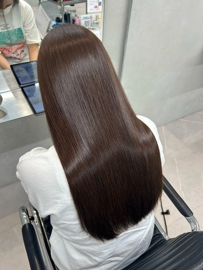 カラー ブラウンカラー カット ヘアカラー IO イオリのヘアスタイル