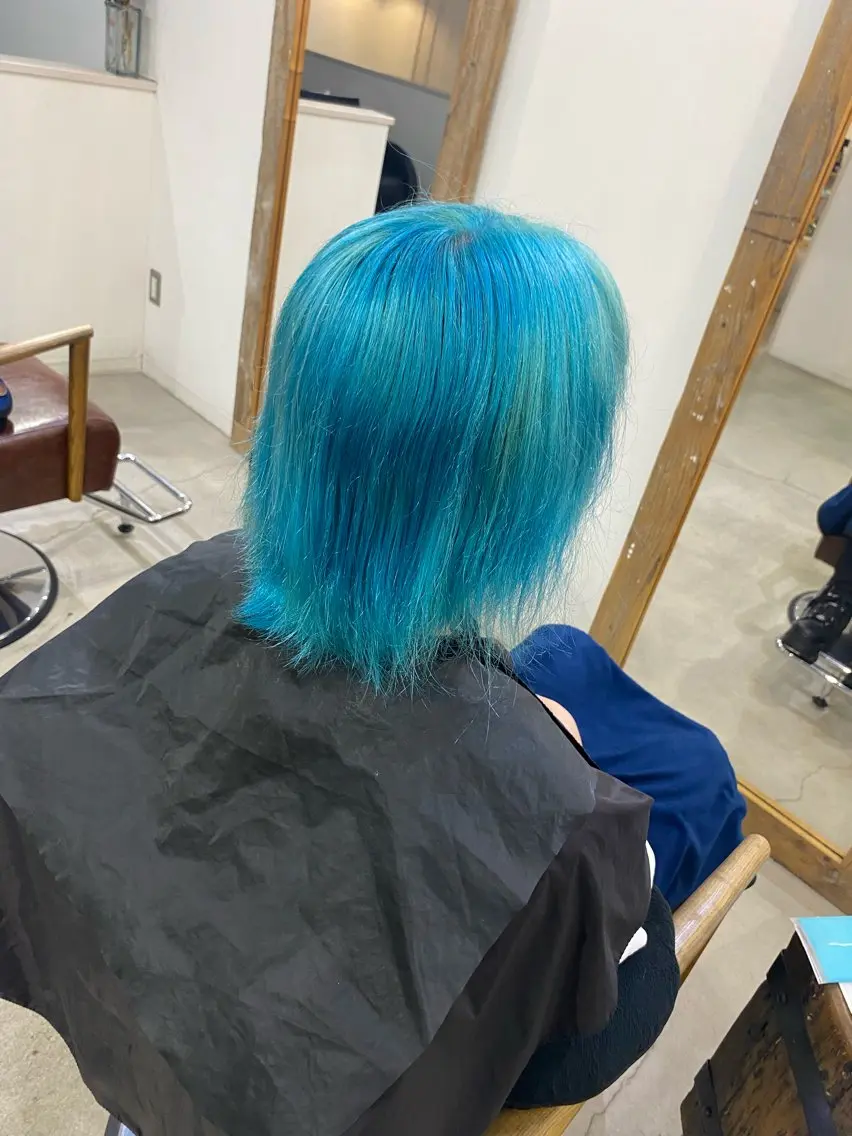 ミディアム ヘアカラー SOHO サラのヘアスタイル