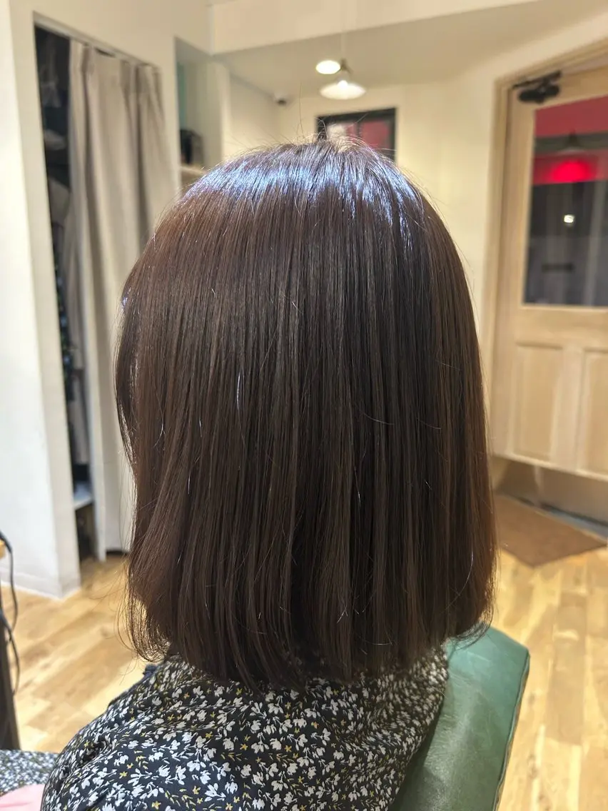 ミディアム カラー アッシュ 髪質改善 トリートメント 🍋LaLa zipangu🍋のヘアスタイル