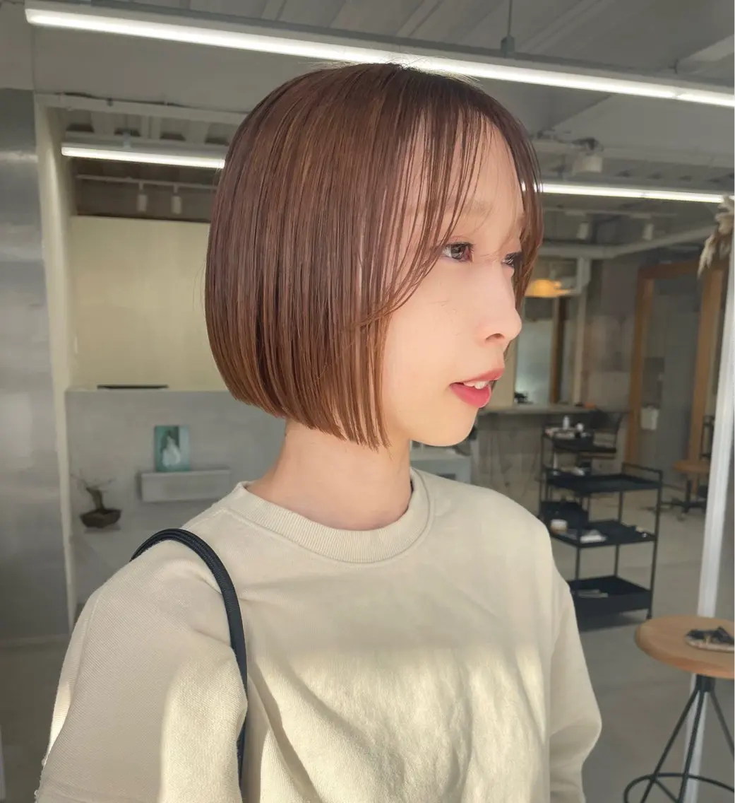 ショート ボブ カット 錦 茉李 @lm.mari03のヘアスタイル