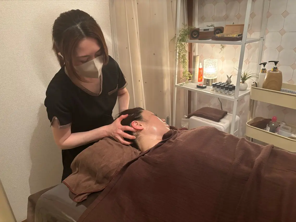7月閉店👏もみほぐし100分+ドライヘッド15分(女性用)の写真