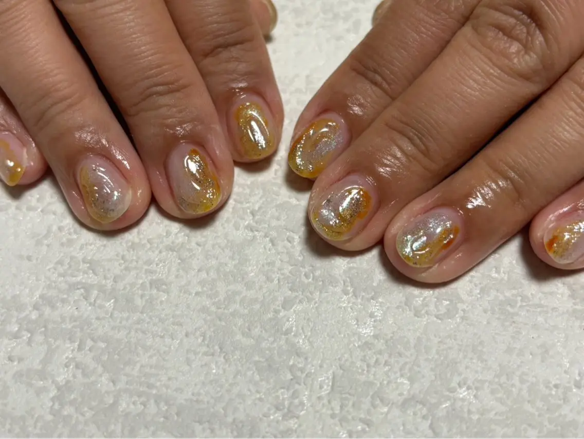 ネイル ジェルネイル 韓国ネイル メンズネイル ニュアンスネイル パラジェル kiki nail たまプラーザのネイルデザイン