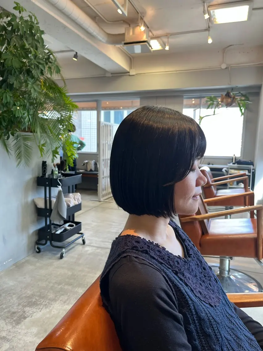ショート ボブ 井手 咲乃のヘアスタイル
