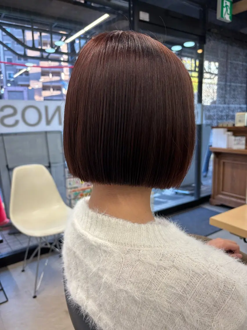 ショート ヘアカラー トリートメント 🎀あいか🎀 六本松/モデル募集中のヘアスタイル
