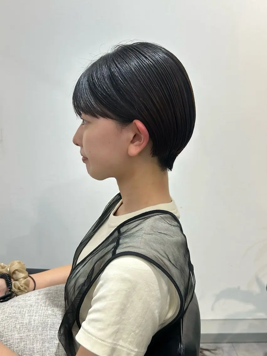 ショート カラー ショートヘア ❤️ショートカット ・顔周りカット❤️のヘアスタイル