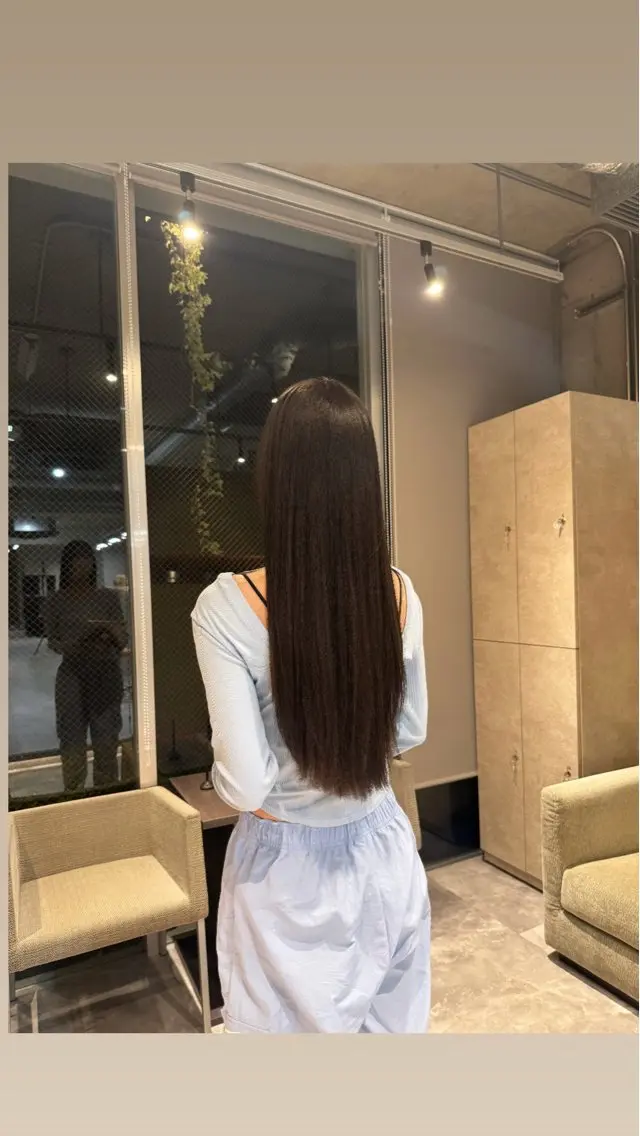 ロング カラー スガハラ アンナのヘアスタイル