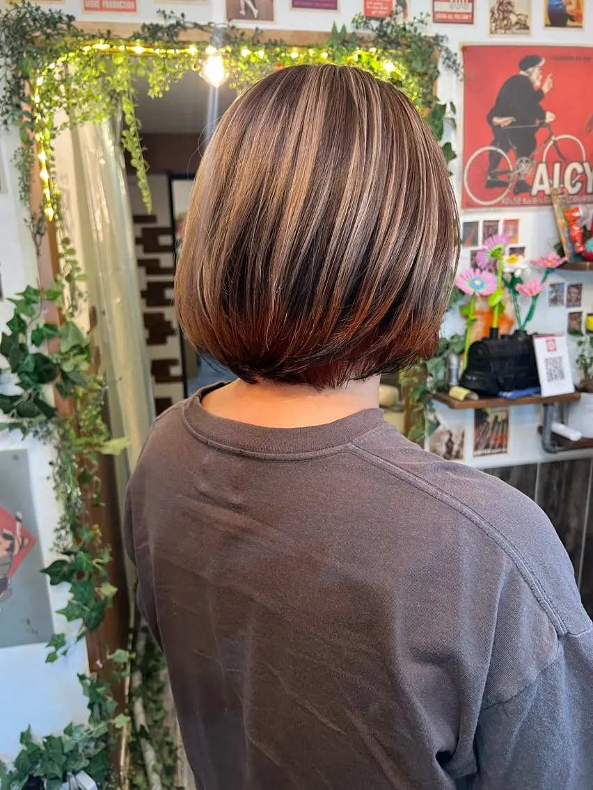 ショート カラー ヘアカラー カラーパティシエ facce🌼ikoのヘアスタイル