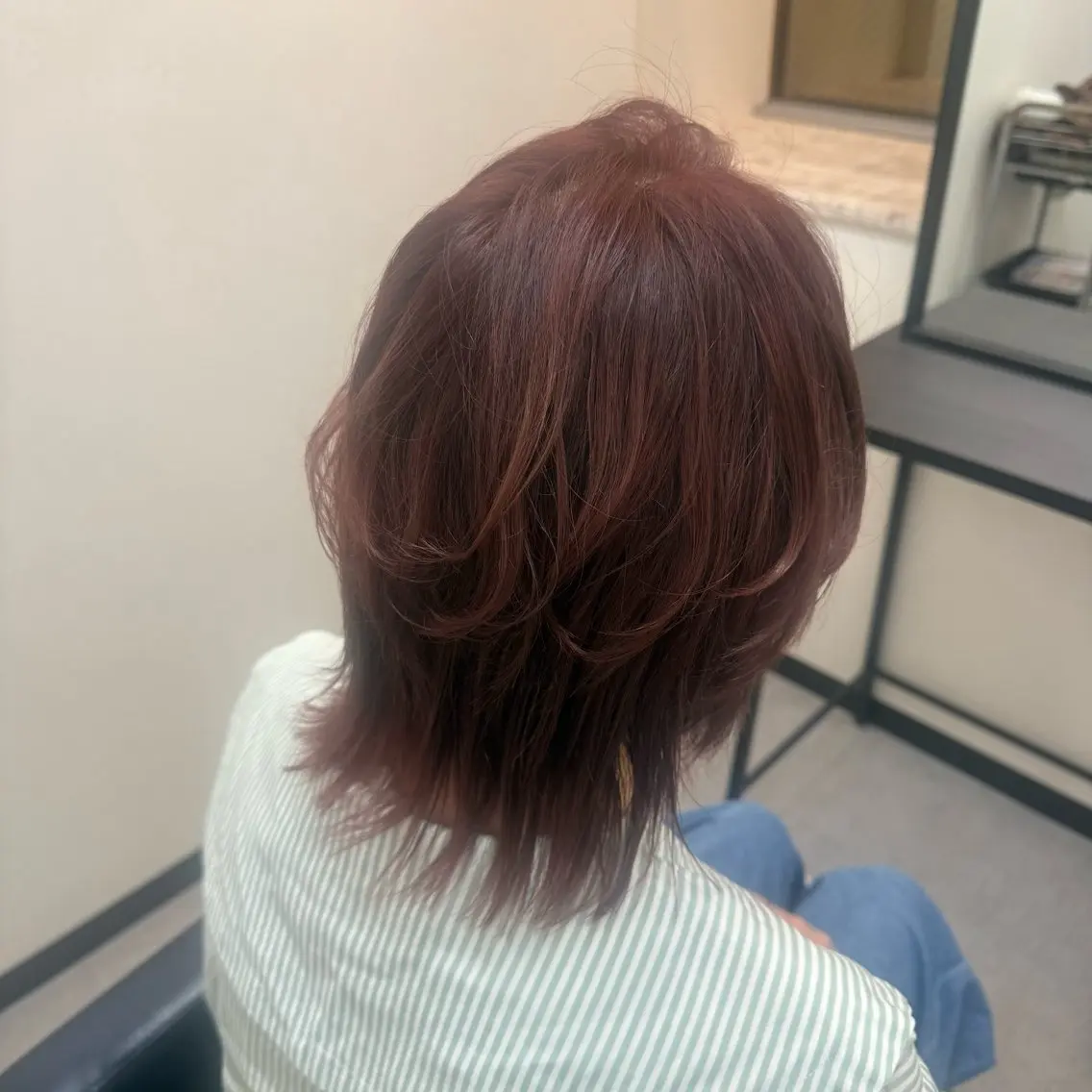 ショート カラー ブリーチ ブリーチなしカラー ピンクカラー レッドカラー ヘアカラー 𝐀𝐬𝐮𝐤𝐚 🐰ྀི🫧のヘアスタイル